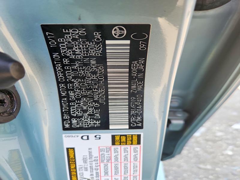 69384226 :رقم المزاد ، JTDZN3EU1HJ073261 vin ، 2017 Toyota Prius V مزاد بيع