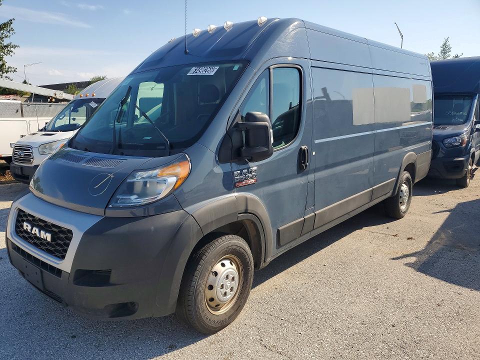 Продаж на аукціоні авто 2021 Ram Promaster 3500, vin: 3C6MRVJG0ME540968, номер лоту: 61498266