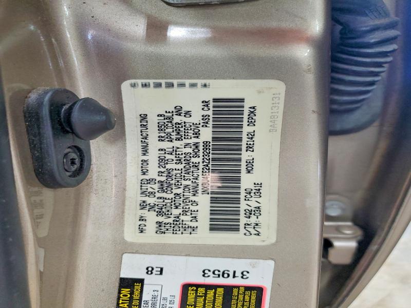 2010 Toyota Corolla მანქანა იყიდება აუქციონზე, vin: 1NXBU4EE2AZ232999, აუქციონის ნომერი: 68245986
