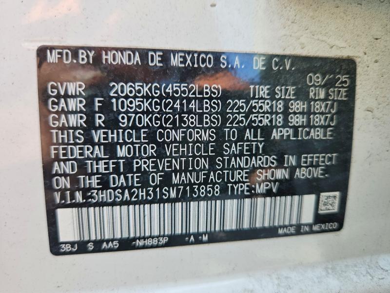 Продажа на аукционе авто 2025 Acura Adx, vin: 3HDSA2H31SM713858, номер лота: 68746836