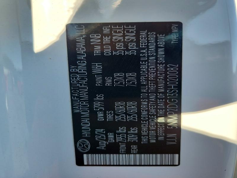 Aukcja sprzedaży 2025 Hyundai Santa Fe, vin: 5NMP2DG13SH020082, numer aukcji: 69084676