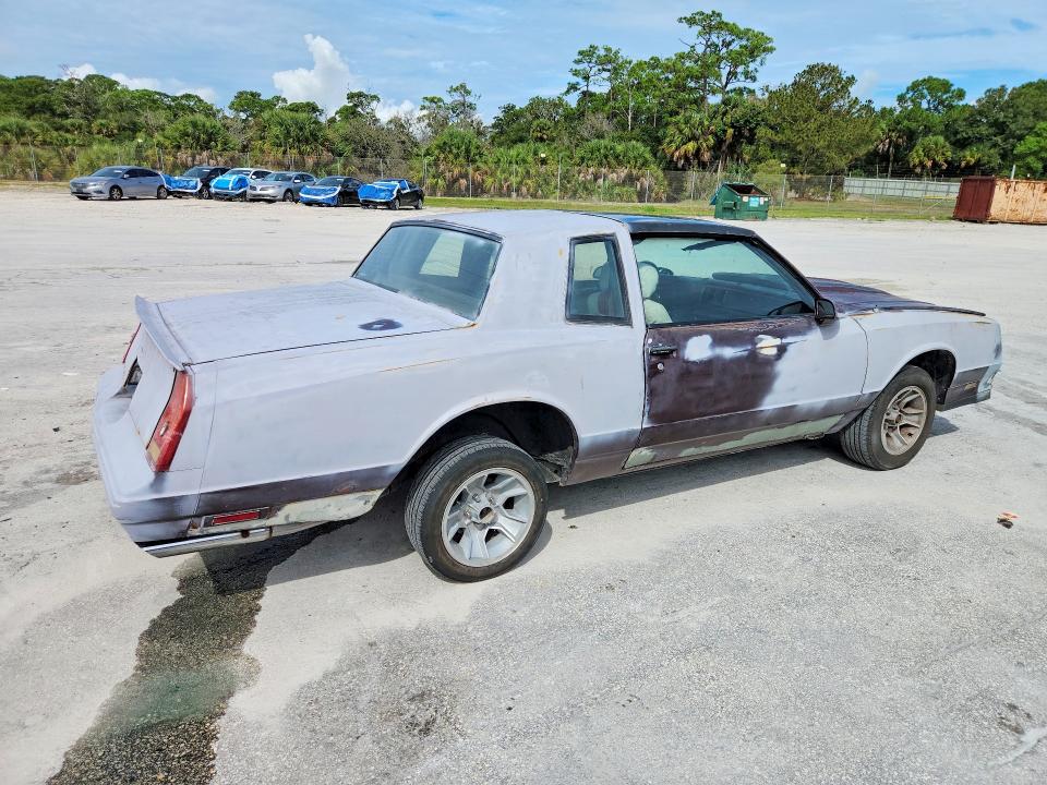 Aukcja sprzedaży 1987 Chevrolet Monte Carlo, vin: 1G1GZ11G1HP116759, numer aukcji: 71062306