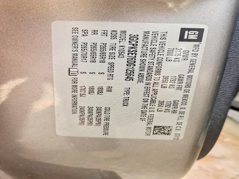 67730976 :رقم المزاد ، 3GCPKSE76DG125645 vin ، 2013 Chevrolet Silverado مزاد بيع