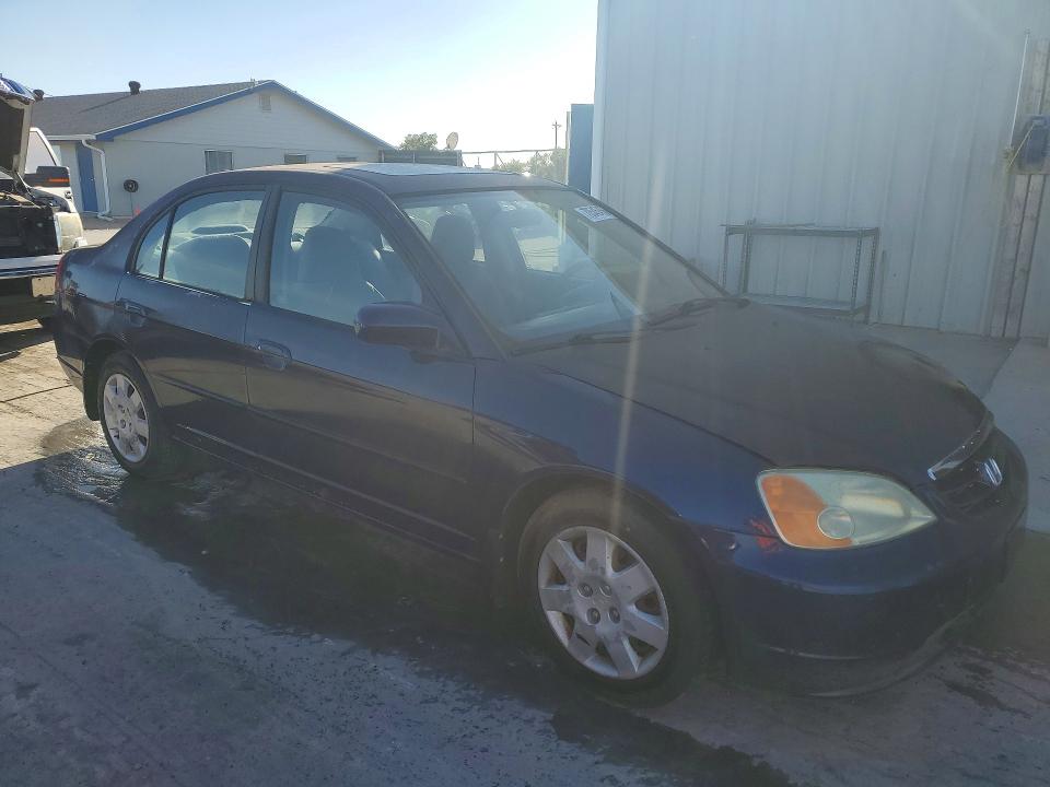 70545456 :رقم المزاد ، 1HGES25842L060618 vin ، 2002 Honda Civic مزاد بيع