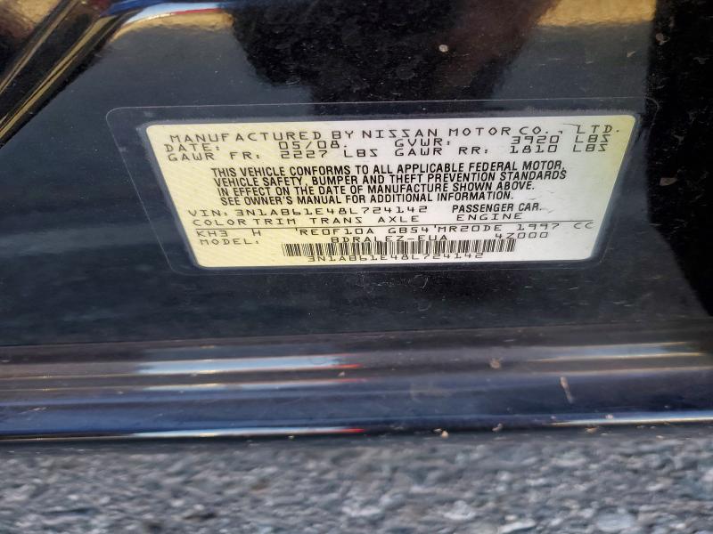 70838136 :رقم المزاد ، 3N1AB61E48L724142 vin ، 2008 Nissan Sentra مزاد بيع