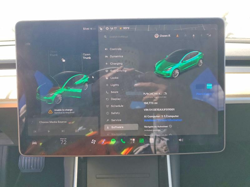 2018 Tesla Model 3 მანქანა იყიდება აუქციონზე, vin: 5YJ3E1EAXJF011001, აუქციონის ნომერი: 70746116