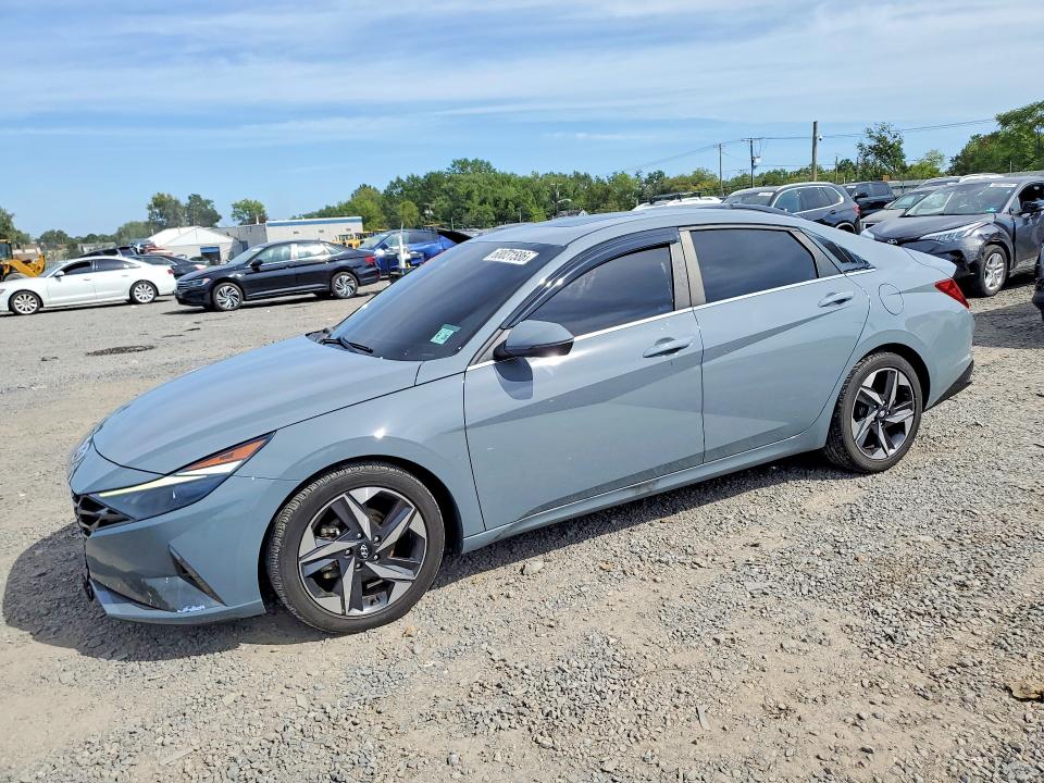 2021 Hyundai Elantra მანქანა იყიდება აუქციონზე, vin: KMHLN4AG7MU155656, აუქციონის ნომერი: 68031586
