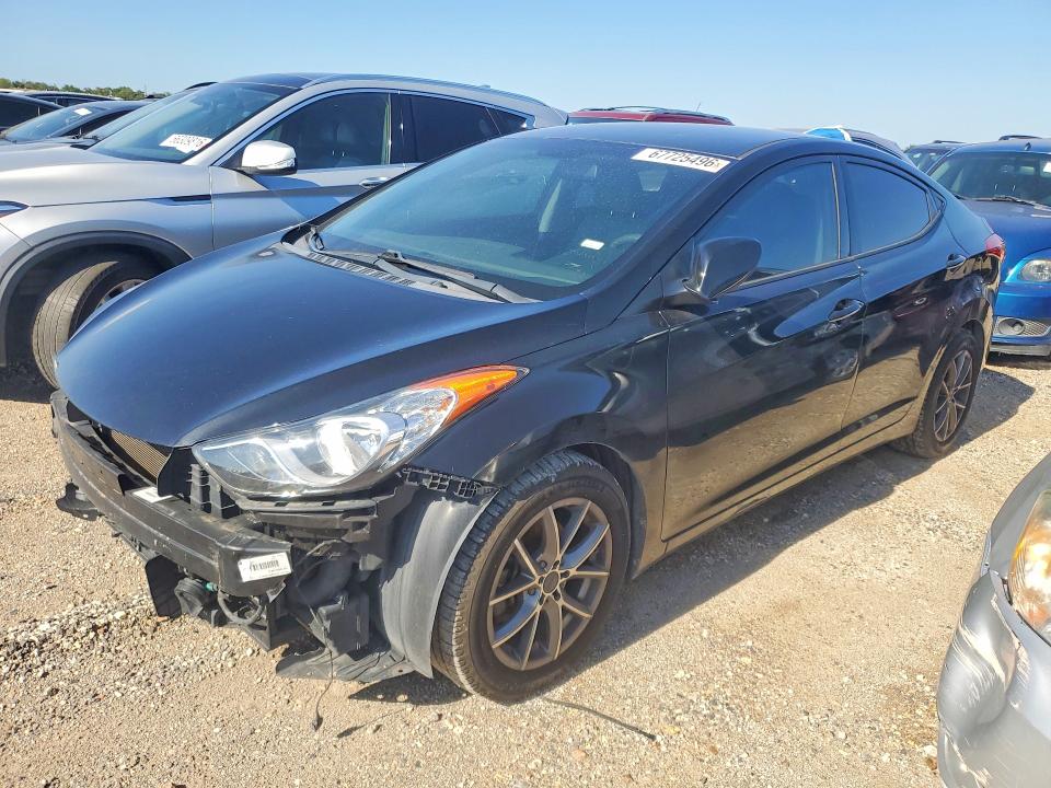 2013 Hyundai Elantra მანქანა იყიდება აუქციონზე, vin: 5NPDH4AE9DH322284, აუქციონის ნომერი: 67725496