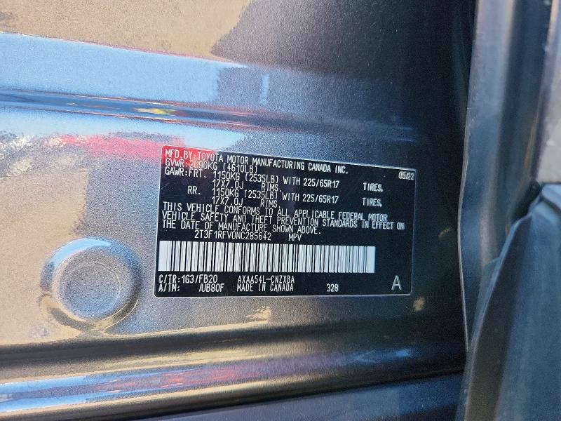 Продаж на аукціоні авто 2022 Toyota Rav4, vin: 2T3F1RFV0NC285642, номер лоту: 68747416