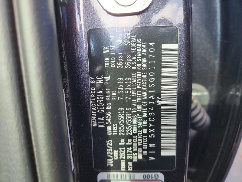 Aukcja sprzedaży 2025 Kia Ev6, vin: 5XYC34JA1SG011704, numer aukcji: 67076846