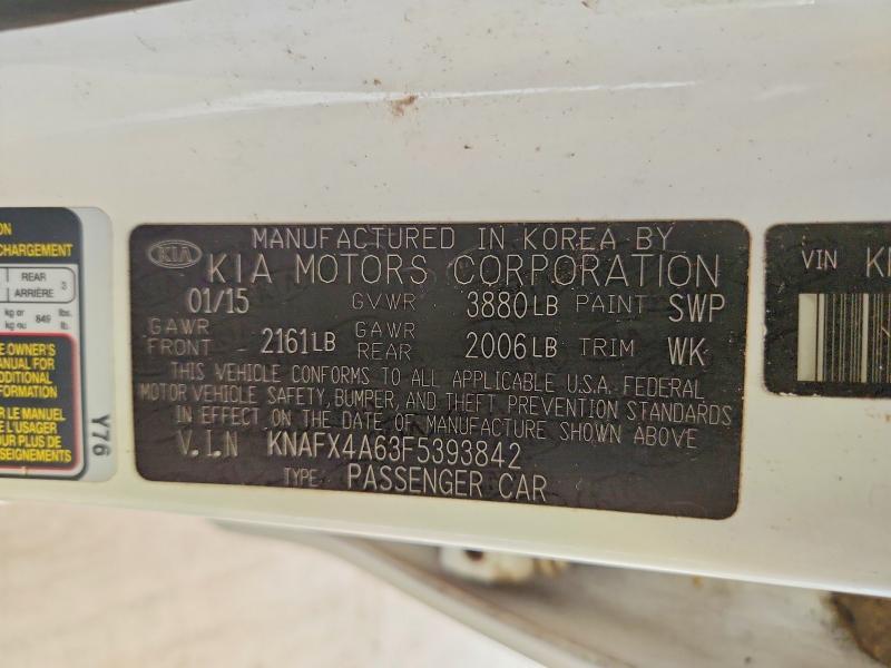 Продажа на аукционе авто 2015 Kia Forte, vin: KNAFX4A63F5393842, номер лота: 70156346