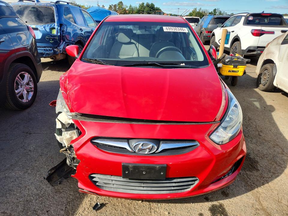 Aukcja sprzedaży 2012 Hyundai Accent, vin: KMHCU4AEXCU080564, numer aukcji: 69938346