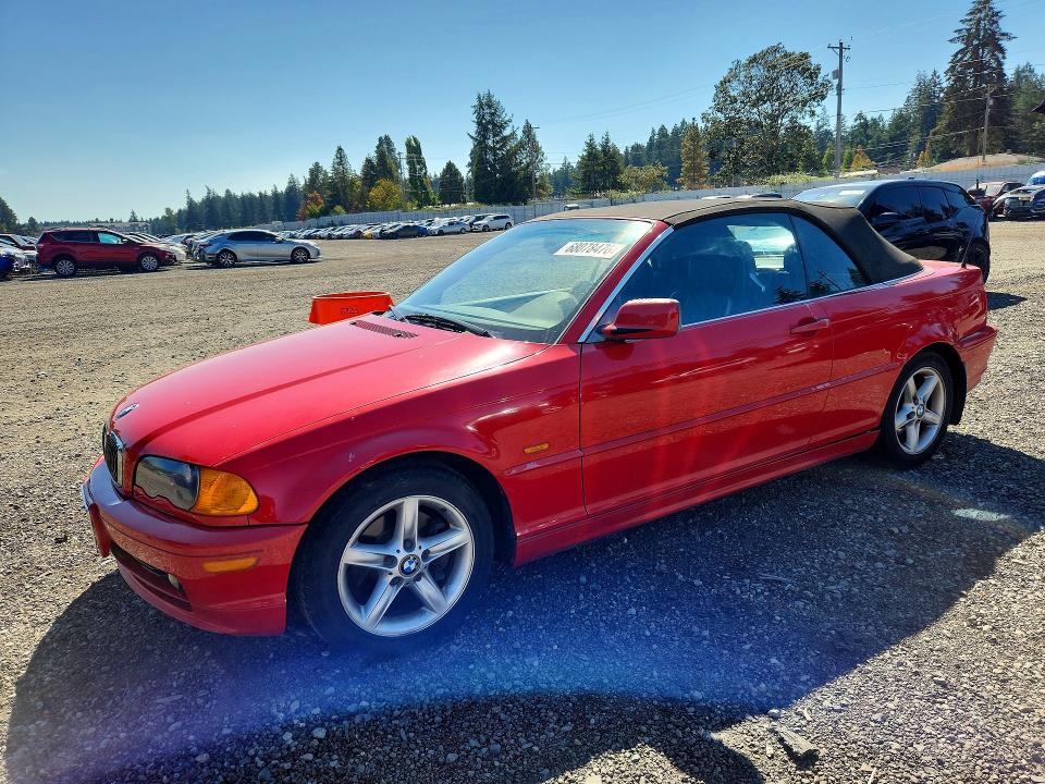 68078476 :رقم المزاد ، WBABS33422JY42738 vin ، 2002 Bmw 325 مزاد بيع