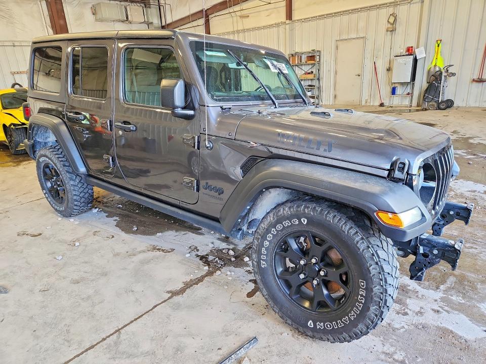 68140626 :رقم المزاد ، 1C4HJXDGXMW789521 vin ، 2021 Jeep Wrangler Unlimited مزاد بيع