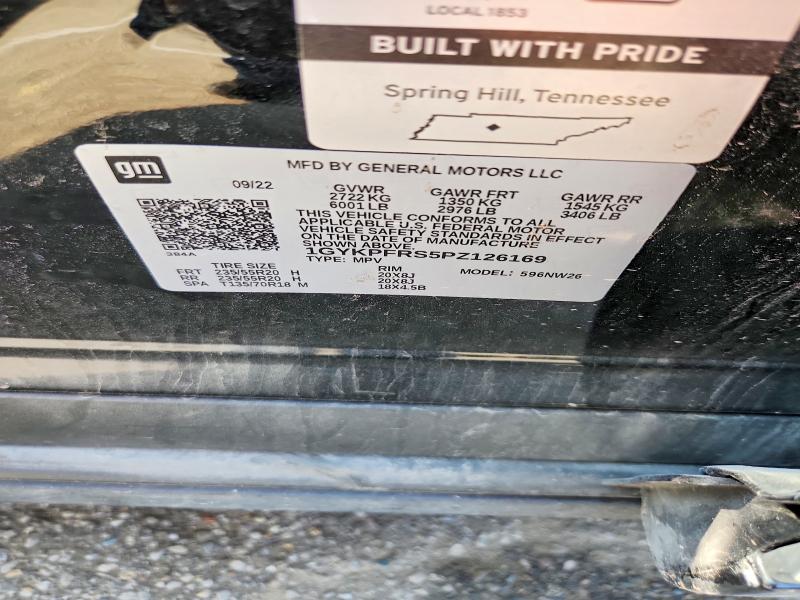 2023 Cadillac Xt6 მანქანა იყიდება აუქციონზე, vin: 1GYKPFRS5PZ126169, აუქციონის ნომერი: 67433386