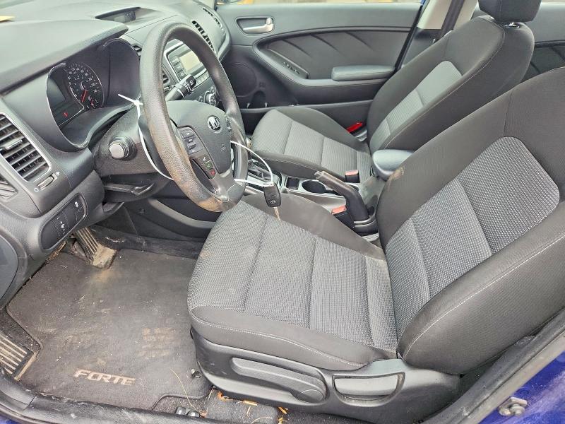 2017 Kia Forte მანქანა იყიდება აუქციონზე, vin: 3KPFK4A77HE089589, აუქციონის ნომერი: 68157036