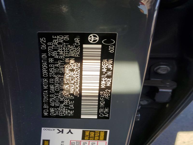 Продажа на аукционе авто 2025 Toyota Prius Plug-in Hybrid, vin: JTDACACU2S3052702, номер лота: 69575346