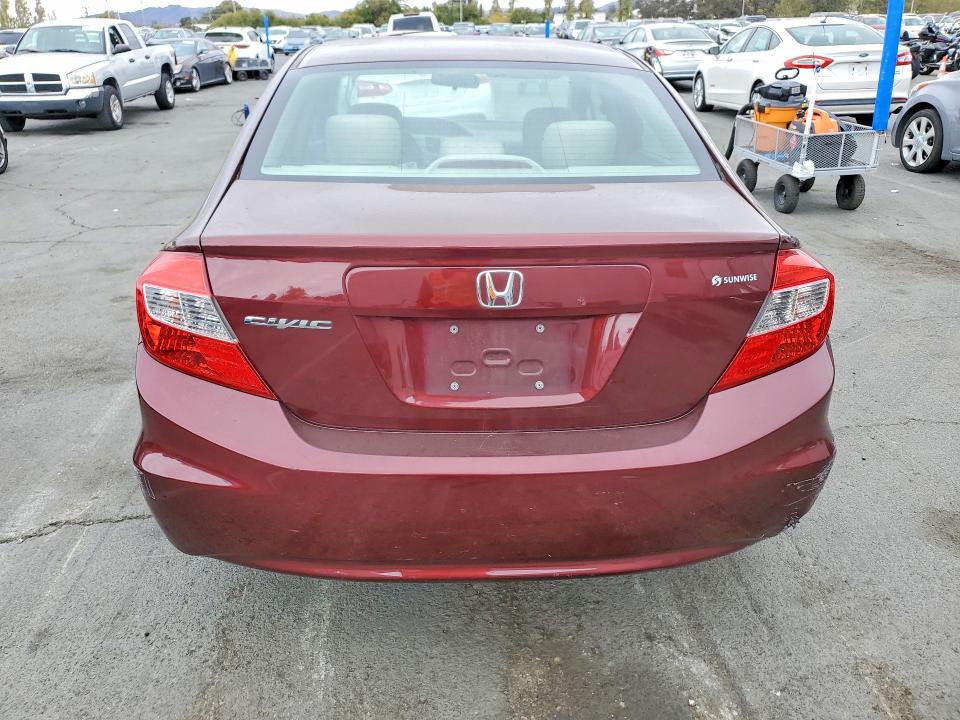 Продаж на аукціоні авто 2012 Honda Civic, vin: 19XFB2F52CE345660, номер лоту: 67373206