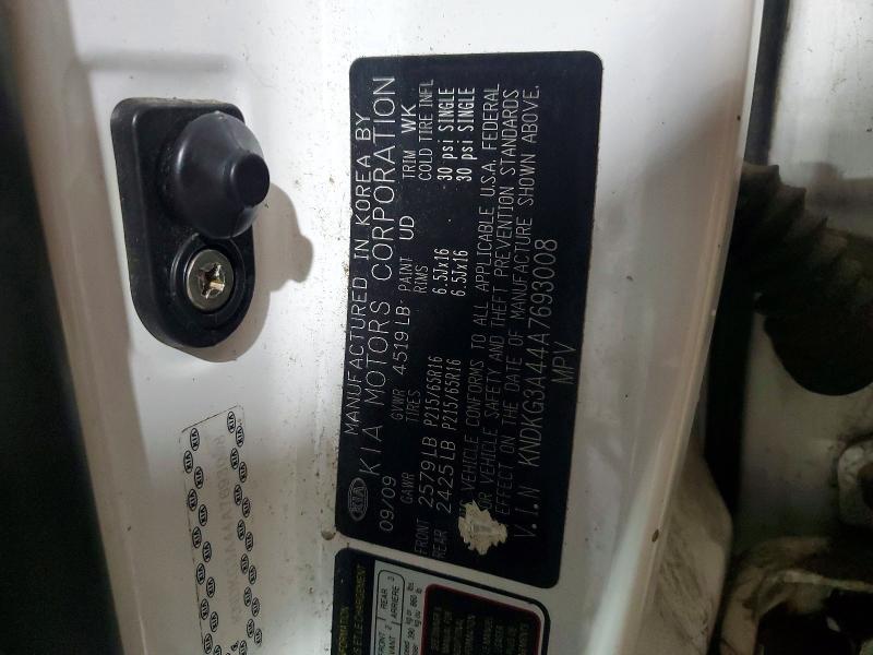 67484766 :رقم المزاد ، KNDKG3A44A7693008 vin ، 2010 Kia Sportage مزاد بيع