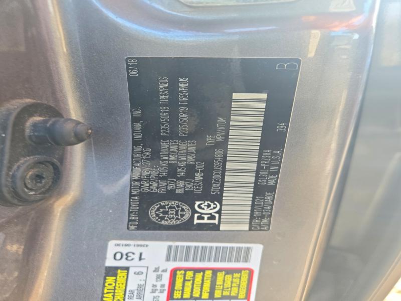 Продаж на аукціоні авто 2018 Toyota Sienna, vin: 5TDXZ3DC0JS954806, номер лоту: 67417906