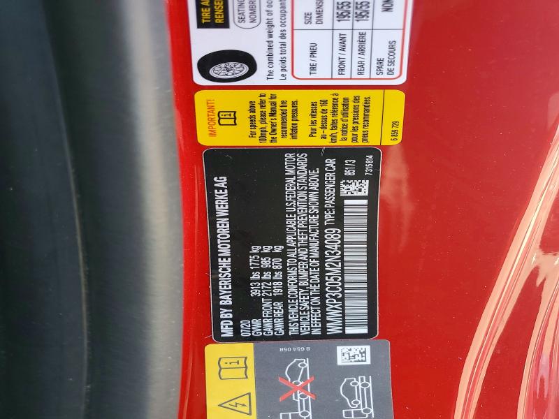 Aukcja sprzedaży 2021 Mini Cooper, vin: WMWXP3C05M2N34089, numer aukcji: 70147606