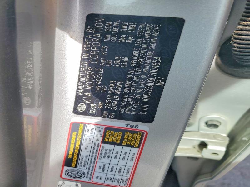 68447246 :رقم المزاد ، KNDJ23AU3L7004654 vin ، 2020 Kia Soul مزاد بيع