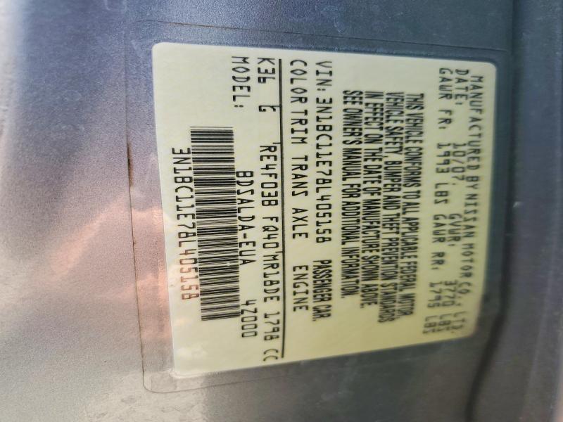 Продаж на аукціоні авто 2008 Nissan Versa, vin: 3N1BC11E78L405158, номер лоту: 69294166