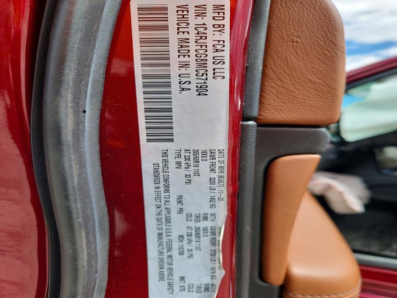 Продаж на аукціоні авто 2021 Jeep Grand Cherokee, vin: 1C4RJFCG8MC571904, номер лоту: 67894216