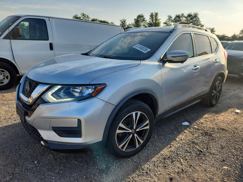 2019 Nissan Rogue მანქანა იყიდება აუქციონზე, vin: JN8AT2MV5KW389509, აუქციონის ნომერი: 67488036