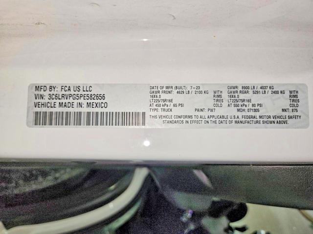 Продаж на аукціоні авто 2023 Ram Promaster 2500, vin: 3C6LRVPG5PE582656, номер лоту: 67726076