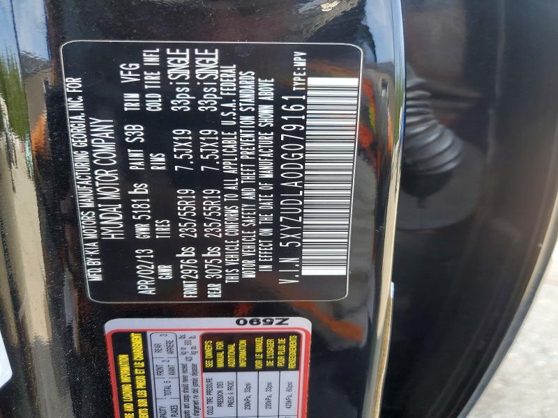 Aukcja sprzedaży 2013 Hyundai Santa Fe Sport, vin: 5XYZUDLA0DG079161, numer aukcji: 68641616