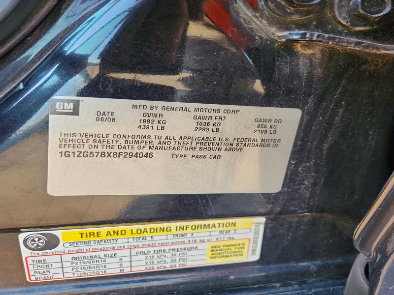 Продаж на аукціоні авто 2008 Chevrolet Malibu, vin: 1G1ZG57BX8F294046, номер лоту: 67519836