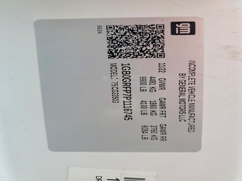 67257246 :رقم المزاد ، 1GB0GRFP7P1116745 vin ، 2023 Chevrolet Express مزاد بيع