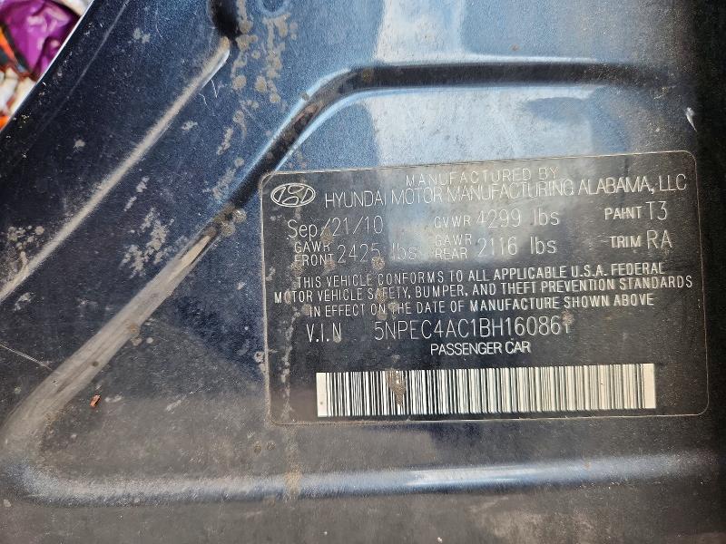 Aukcja sprzedaży 2011 Hyundai Sonata, vin: 5NPEC4AC1BH160861, numer aukcji: 67432516