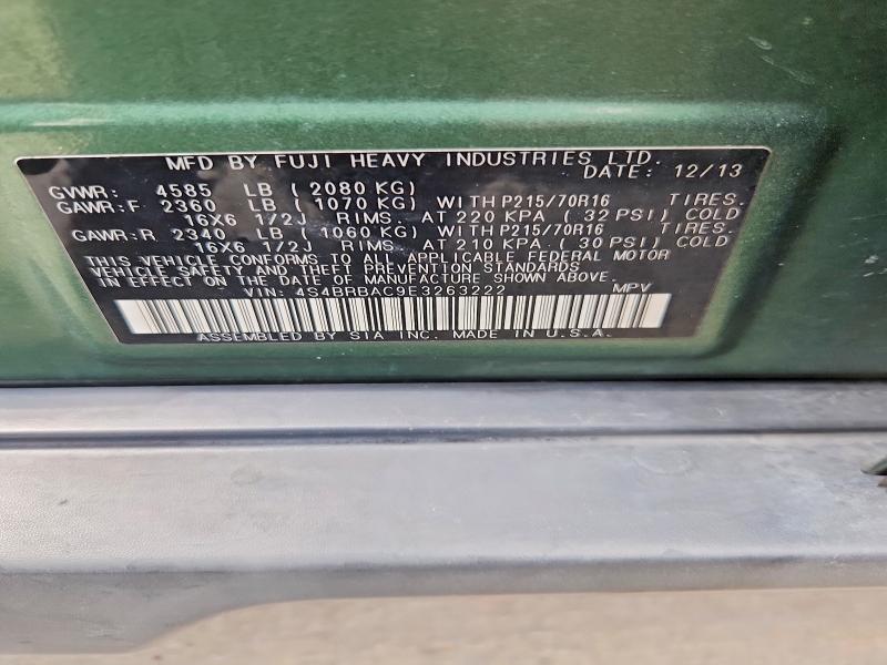 Продаж на аукціоні авто 2014 Subaru Outback, vin: 4S4BRBAC9E3263222, номер лоту: 71247156