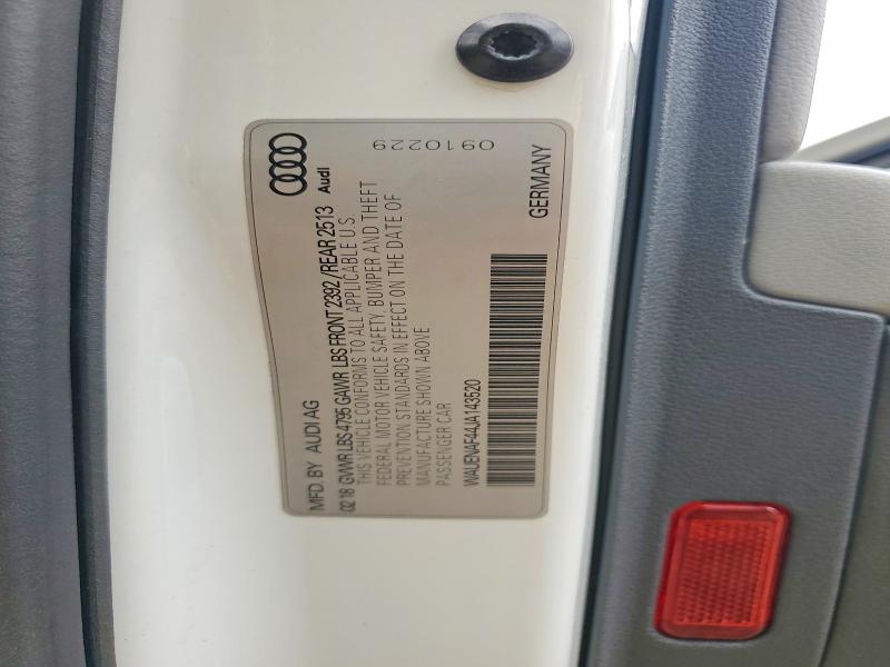Aukcja sprzedaży 2018 Audi A4, vin: WAUENAF44JA143520, numer aukcji: 70013636