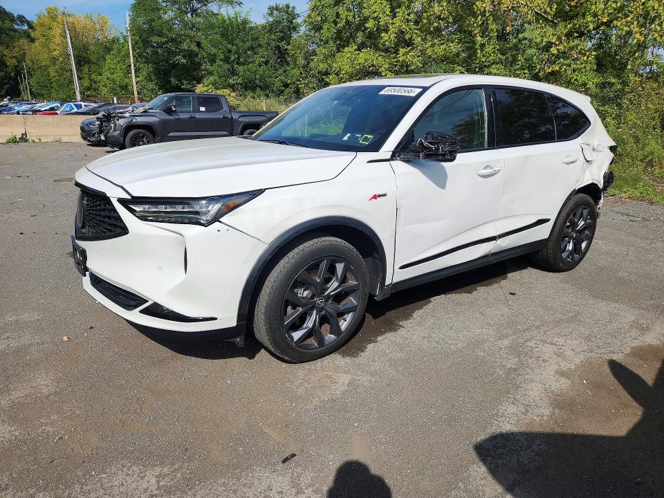 69500566 :رقم المزاد ، 5J8YE1H0XPL017574 vin ، 2023 Acura Mdx مزاد بيع