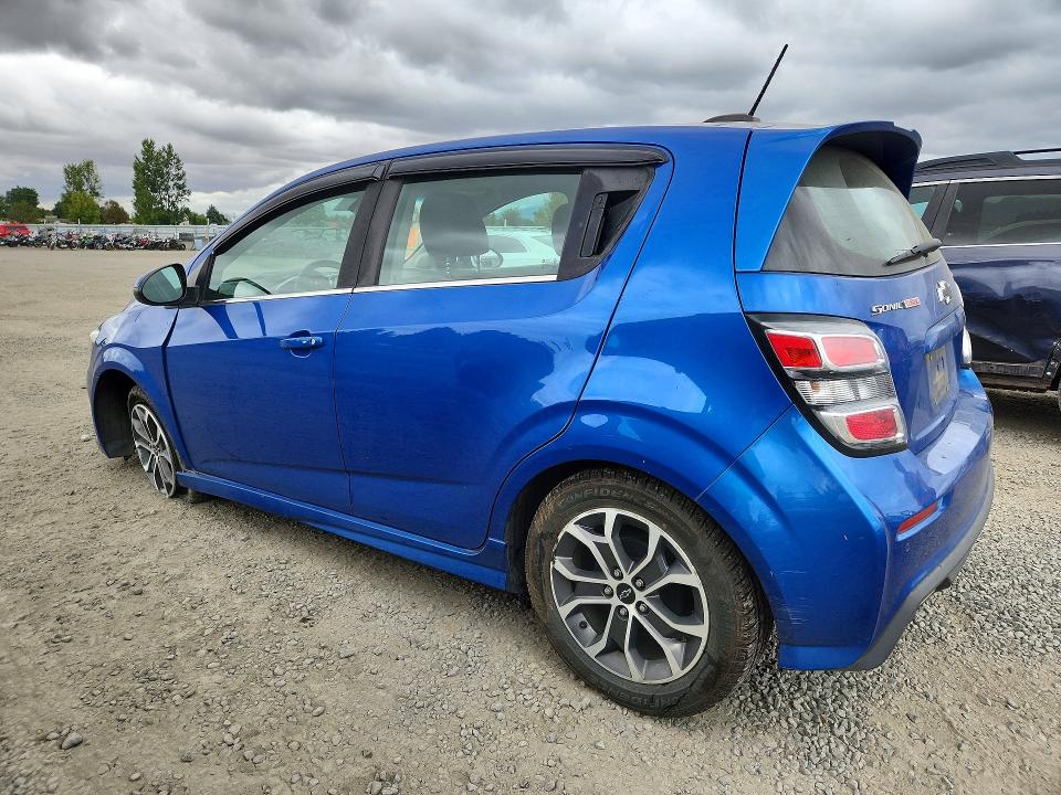 2018 Chevrolet Sonic მანქანა იყიდება აუქციონზე, vin: 1G1JD6SB2J4124753, აუქციონის ნომერი: 67087836