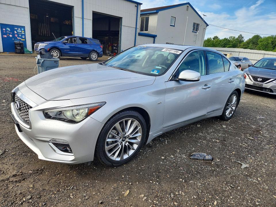 2018 Infiniti Q50 მანქანა იყიდება აუქციონზე, vin: JN1EV7AR1JM439475, აუქციონის ნომერი: 66481186