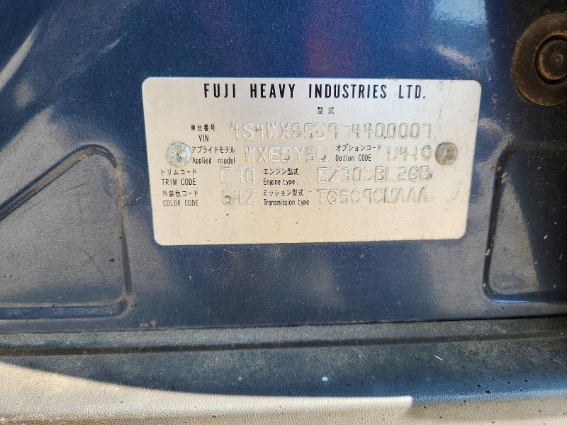 66007876 :رقم المزاد ، 4S4WX85D974400007 vin ، 2007 Subaru B9 Tribeca مزاد بيع