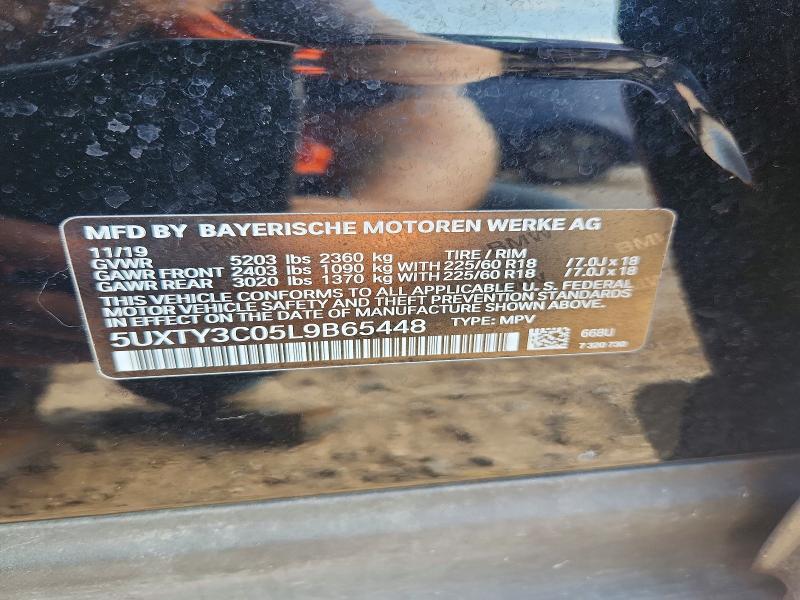 Продажа на аукционе авто 2020 Bmw X3, vin: 5UXTY3C05L9B65448, номер лота: 67607836
