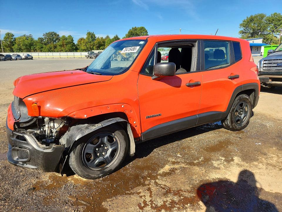 Auction sale of the 2017 Jeep Renegade, vin: ZACCJAAB7HPF98187, lot number: 70418486