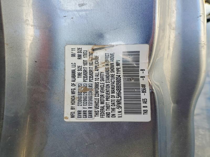68979886 :رقم المزاد ، 5FNRL5H64BB098054 vin ، 2011 Honda Odyssey مزاد بيع