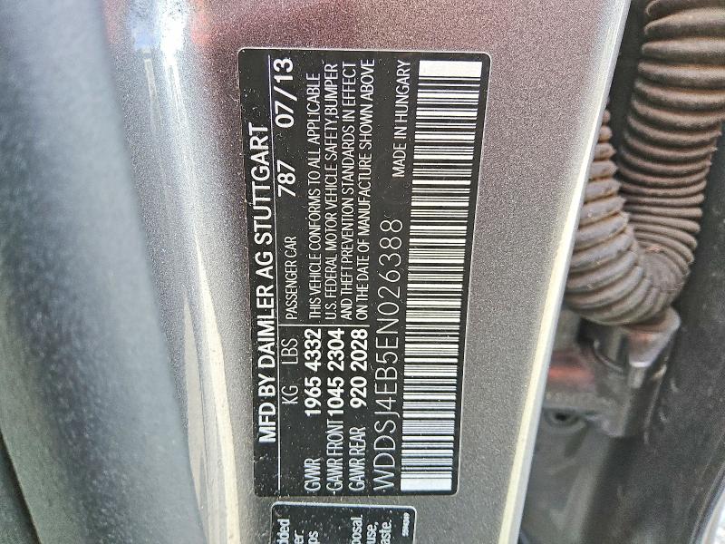 Aukcja sprzedaży 2014 Mercedes-benz Cla, vin: WDDSJ4EB5EN026388, numer aukcji: 66813566