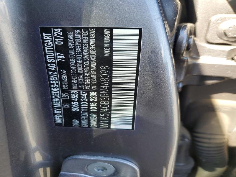 Aukcja sprzedaży 2024 Mercedes-benz Cla, vin: W1K5J4GB3RN468098, numer aukcji: 68698016