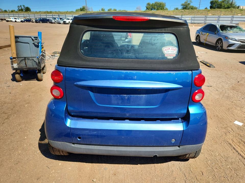 67377396 :رقم المزاد ، WMEEK31X39K229059 vin ، 2009 Smart Fortwo مزاد بيع