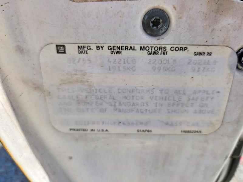 68629306 :رقم المزاد ، 1G1FP87H4FL436690 vin ، 1985 Chevrolet Camaro مزاد بيع