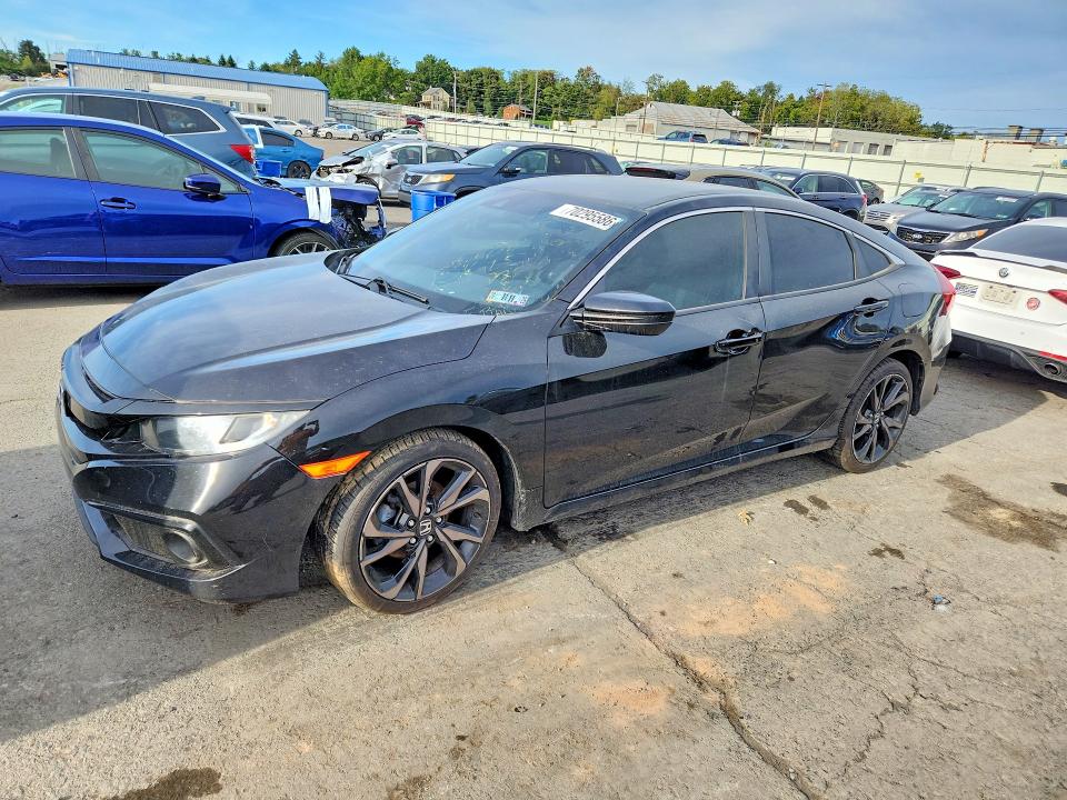 Продаж на аукціоні авто 2020 Honda Civic, vin: 2HGFC2F89LH569540, номер лоту: 70295586