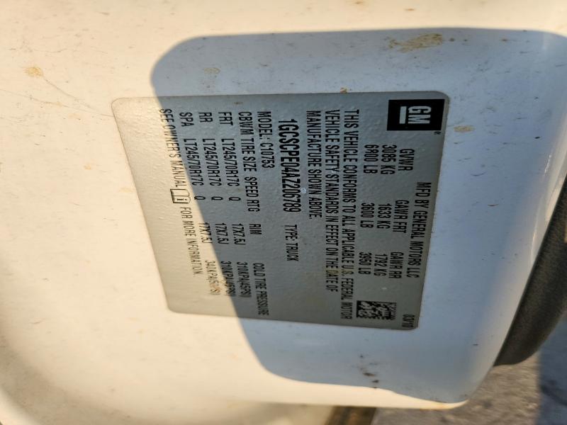 2010 Chevrolet Silverado მანქანა იყიდება აუქციონზე, vin: 1GCSCPE04AZ206789, აუქციონის ნომერი: 70178896