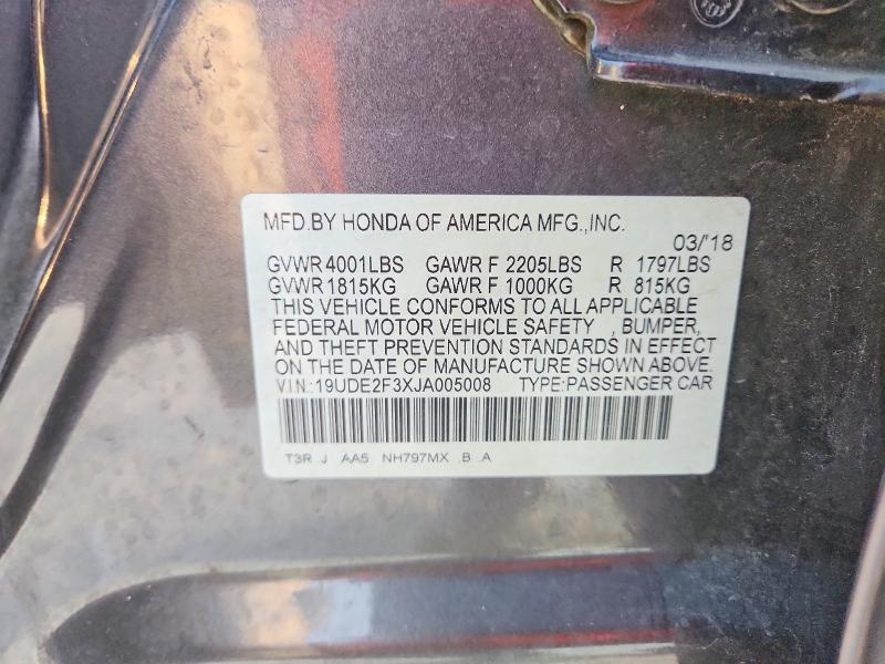 Продажа на аукционе авто 2018 Acura Ilx, vin: 19UDE2F3XJA005008, номер лота: 69088086